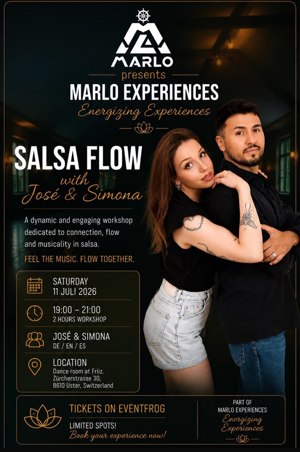 Marlo Experiences workshop flyer